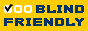 logo Blind Friendly - základní úroveň přístupnosti